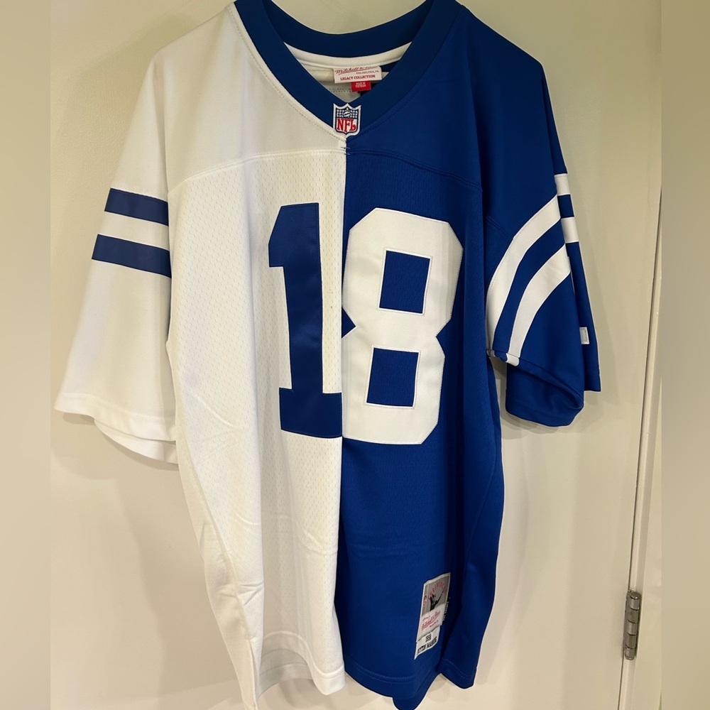 Blue and White NFL Jersey